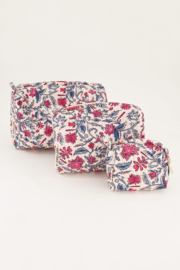 My Jewellery lichtroze toilettas set met bloemen print