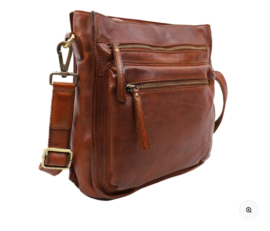 Shoulder bag 'Stephanie' L cognac