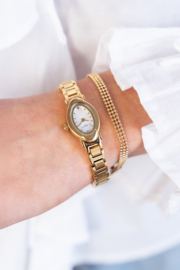 My Jewellery horloge ovaal goud