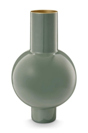 Pip studio vase metal medium mid green 24x40cm