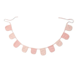 Little Dutch Slinger met vlaggetjes  - Roze - pure blossom
