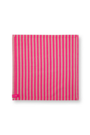 Pip Studio Set/4 Napkins Stripes Pink 40x40cm