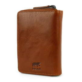 Bear Design portemonnee 'Loet' cognac