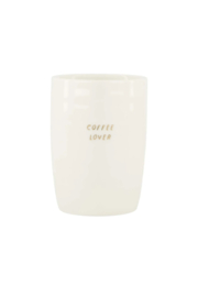 zusss koffiemok coffee lover wit/goud