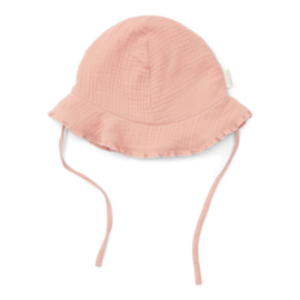 Little Dutch hoedje mousseline Flower Pink