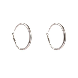 Go Dutch Label oorbellen fine hollow hoop - rh