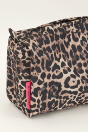 My Jewellery Bruine toilettas set met panterprint