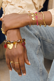 My Jewellery Panterprint kralen armband met bedels
