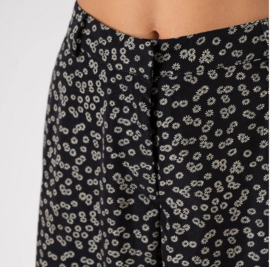 Tiltil Moony pants Black mini flowers