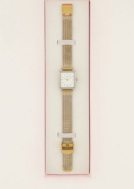 My Jewellery horloge | vierkant horloge multikleur schakelband