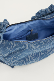My Jewellery blauwe denim crossbody tas met ruffles
