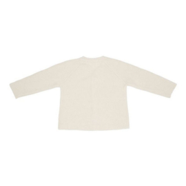Little Dutch gebreid vest met knoopjes | soft white