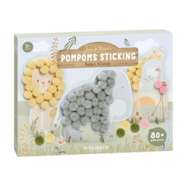 Little Dutch knutselset pompoms safari