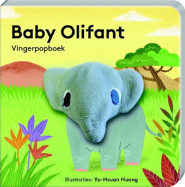 Baby olifant | vingerpopboekje karton