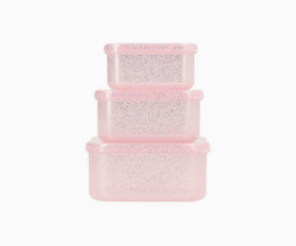 tutete set trommeltjes glitter roze/lila