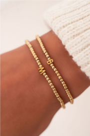 My Jewellery letter armband | armband initial goud
