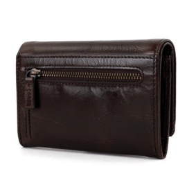Bear Design kleine portemonnee 'Flappie' brown