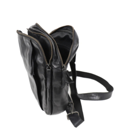 Bear design Crossbody tas 'Stefan' zwart
