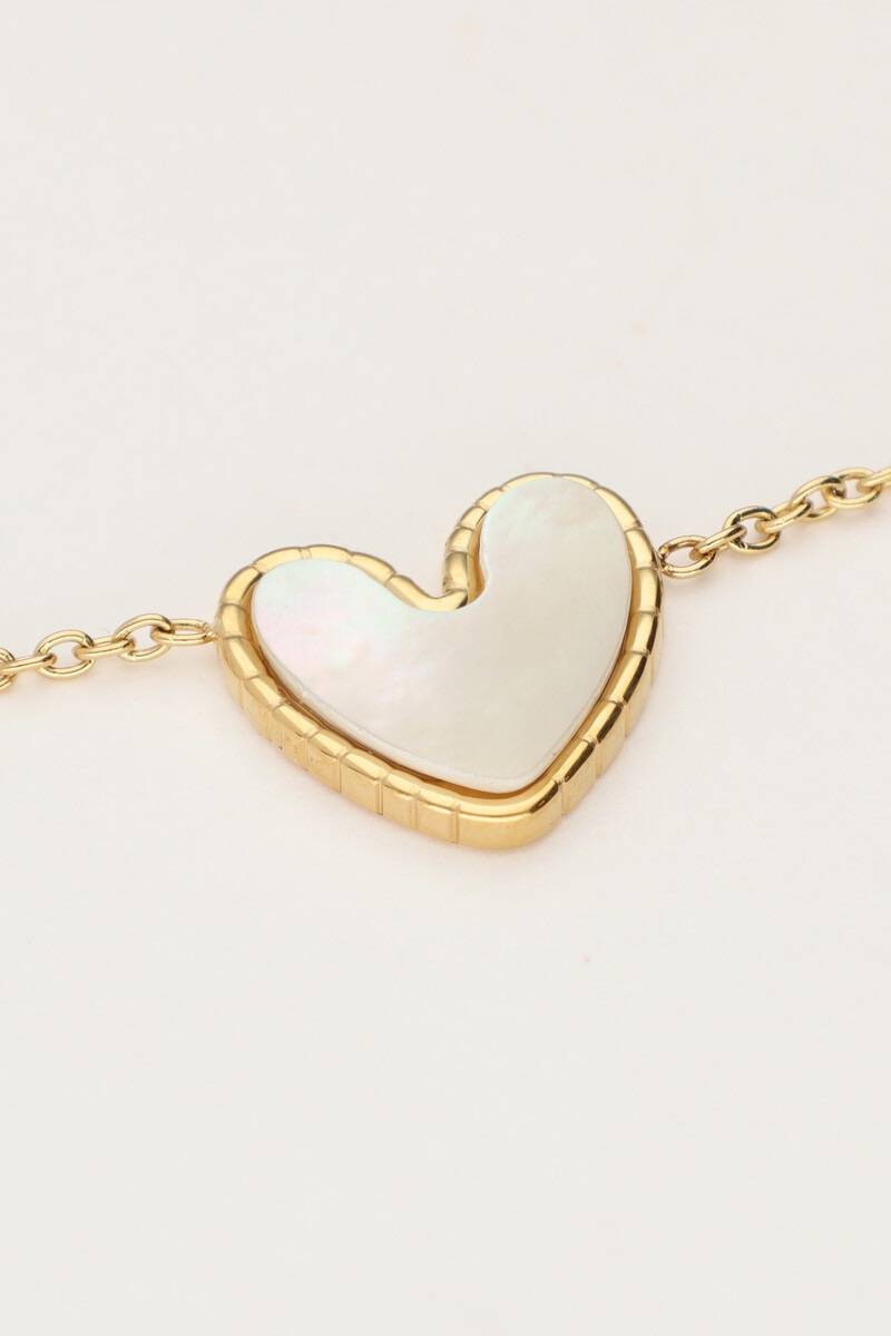 My Jewellery Island ketting met 5 bedel bloemen goud