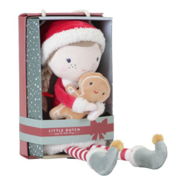 Little Dutch knuffelpop | Kerstpop Rosa 35 cm