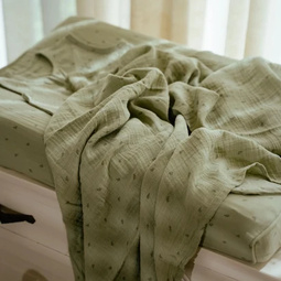 Little Dutch Swaddle Pure sage - 120 cm