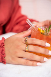My jewellery ring | goud vintage onestone turqoise.