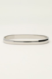 My Jewellery bangle rechthoekig breed zilver