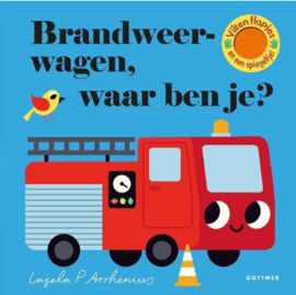 Brandweerwagen, waar ben je? | karton flapjesboekje