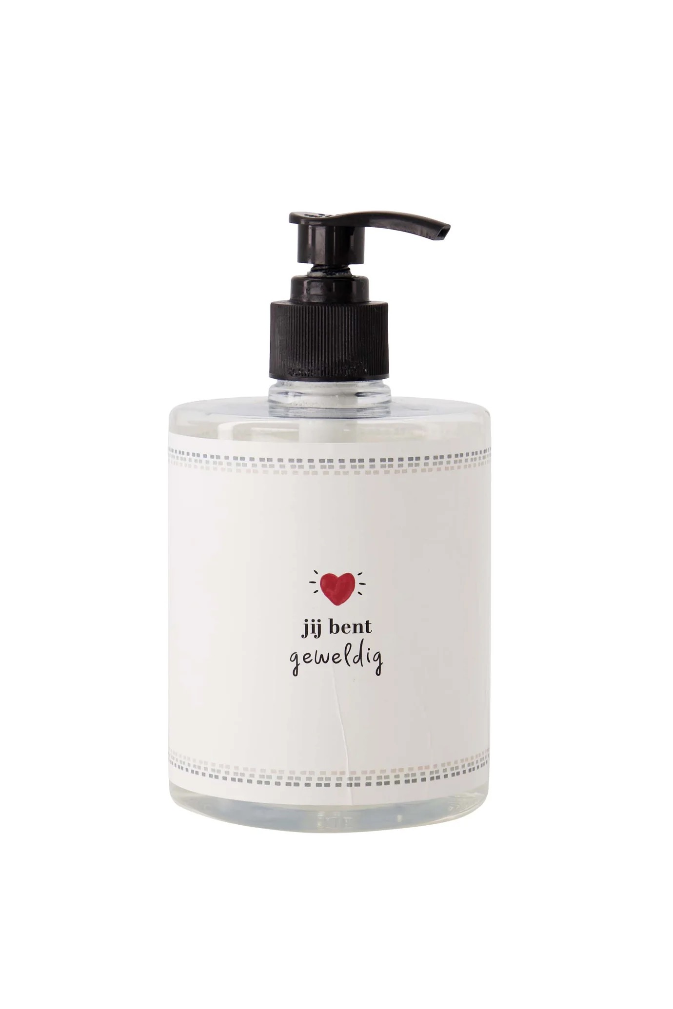 zusss Handzeep 500ml Jij Bent Geweldig Wit/Grijsblauw