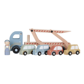 Little Dutch houten truck autotransporter