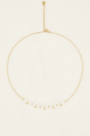 My Jewellery ketting | goud vintage ketting met parels & bolletjes
