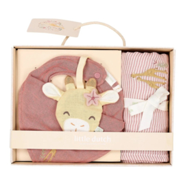 Little Dutch Geschenkdoos Giraffe - Roze
