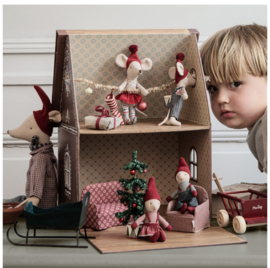 Maileg poppenhuis kerstslinger | goud