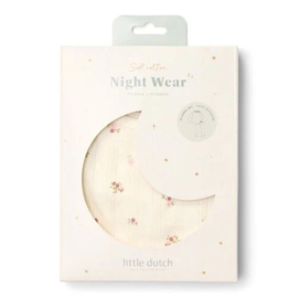 Little Dutch Tweedelige pyjama - Wit - Fairy Garden - Fairy Blossom