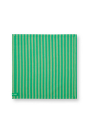 Pip Studio Set/4 Napkins Stripes Green 40x40cm