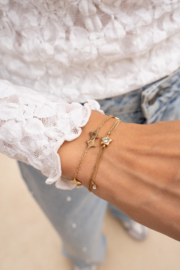 My jewellery armband ster strass goud