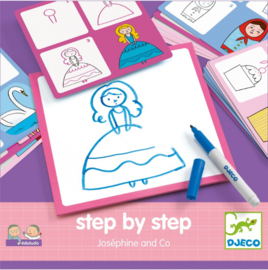 Djeco step by step tekenen | prinsessen dingen van Josephine & co