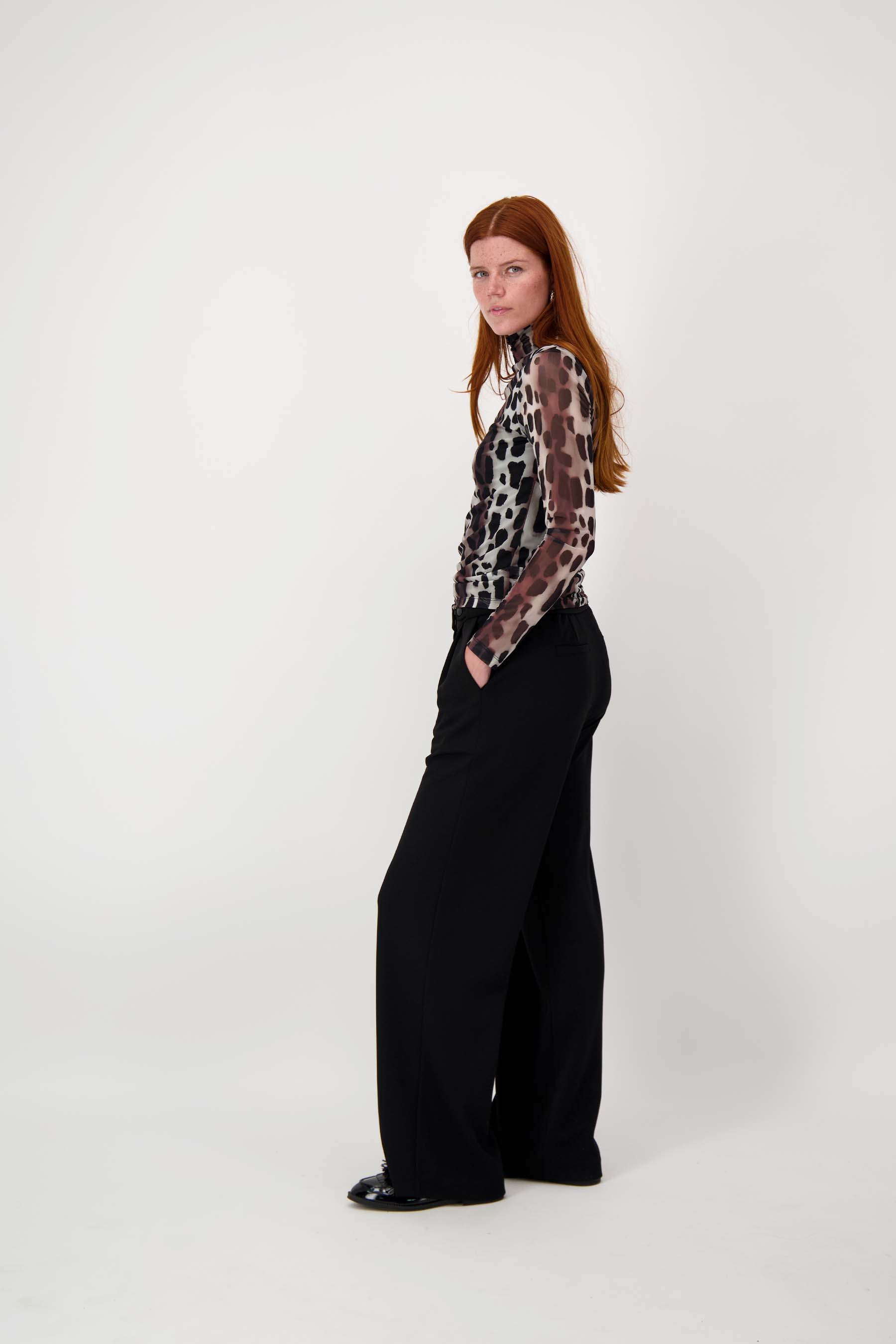 zusss mesh top met giraf print