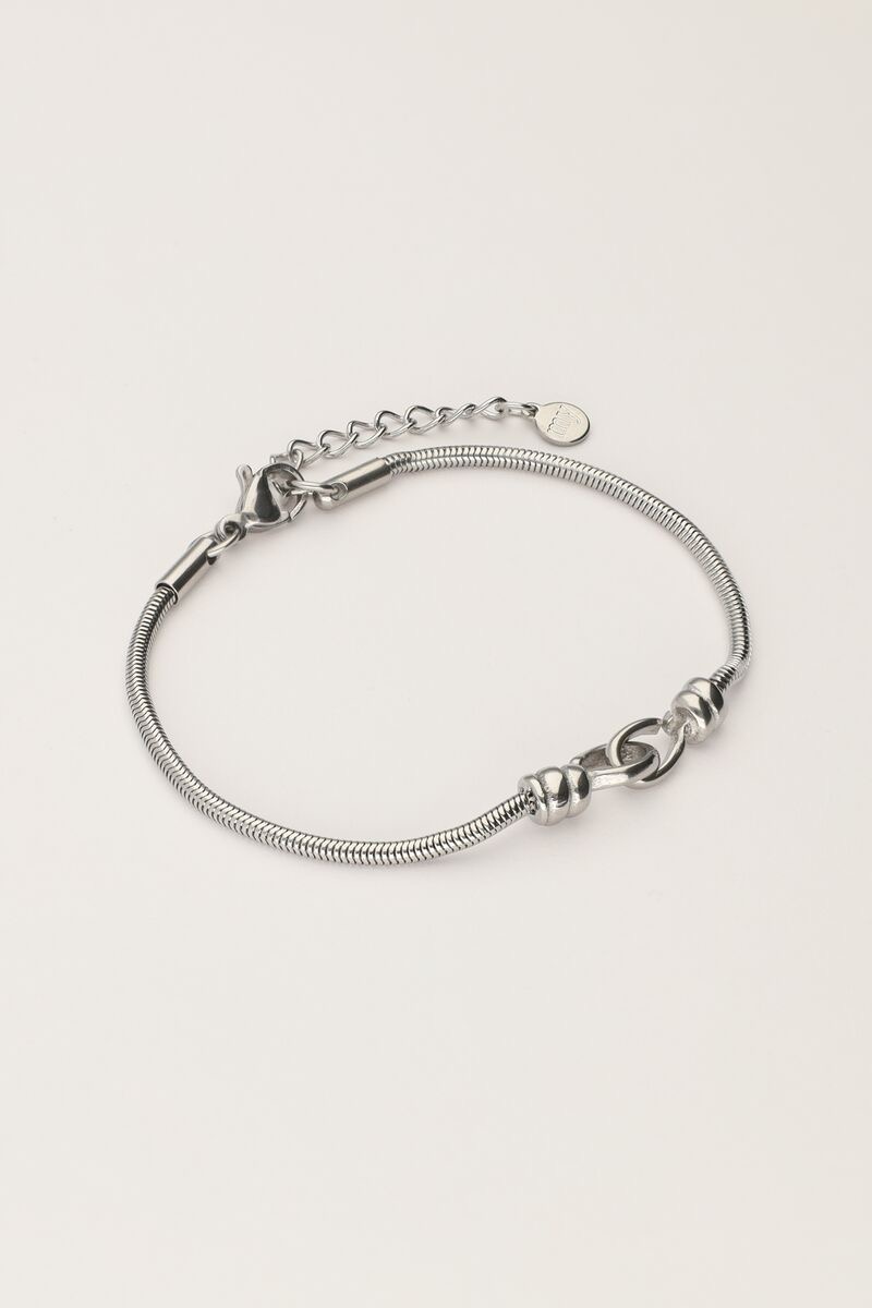 my jewellery Vintage armband connected zilver
