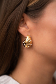 My Jewellery oorbellen Druppel met parels goud