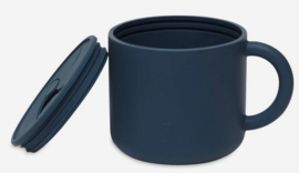 jollein siliconen snackcup | jeans blue