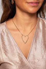 My Jewellery ketting | met groot open hart goud