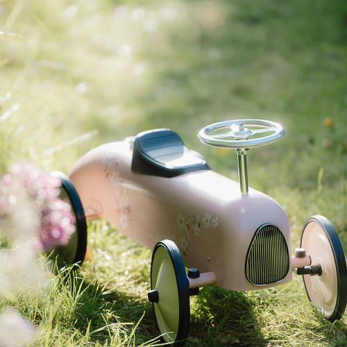 Little Dutch Retro Roller Loopauto | roze