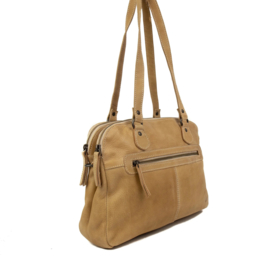 Bear Design handtas/schoudertas 'Lieke' cognac