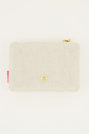 My Jewellery beige linnen look sieraden etui groot
