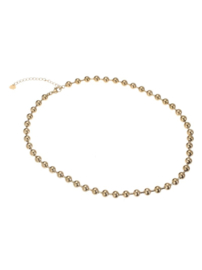 rose en camellia ketting bolletjes groot