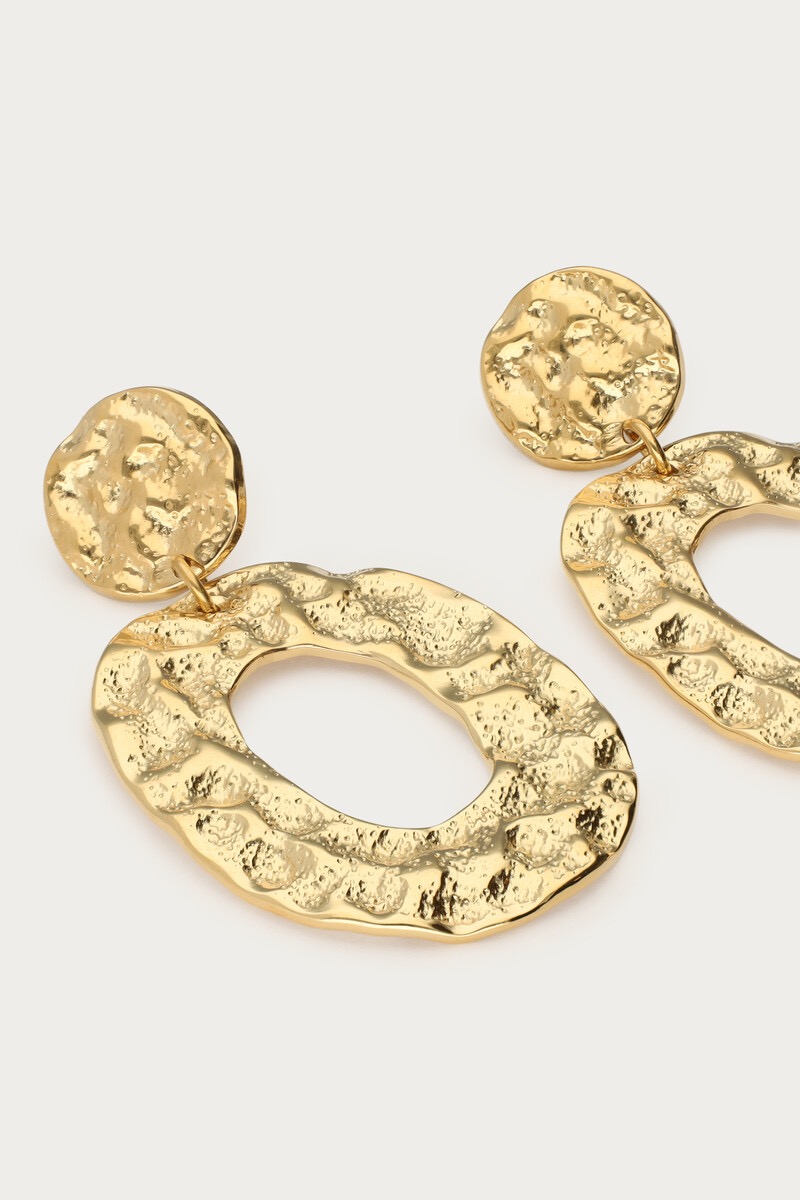 my jewellery Statement oorbellen munt & grote ovaal