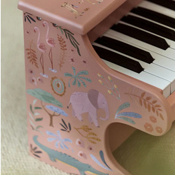 Little Dutch houten piano roze safari friends