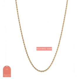 Day&Eve Small Twist Necklace - 14K