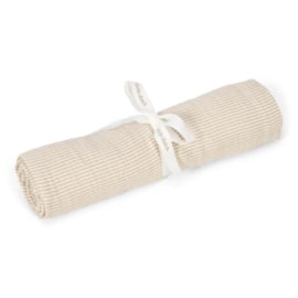 Little Dutch Swaddle Beige streepjes - 120 cm